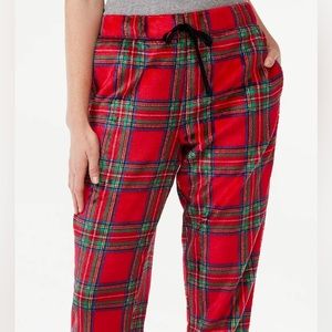 Plaid Pajama joggers